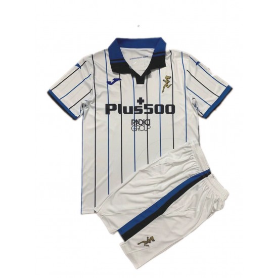 Camisola Atalanta Criança Equipamento Segundo 2021-2022 Manga Curta